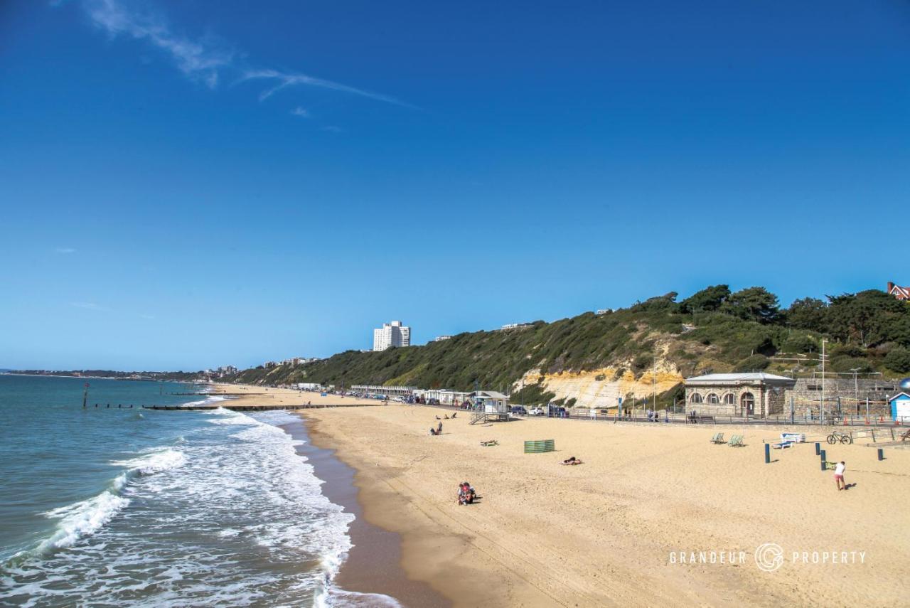 Bournecoast - Stylish Flat With Balcony - Sea Glimpses - 10 Min Walk To Beach - Parking - Wifi - Fm8406 ボーンマス エクステリア 写真